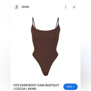 Skims Fits Everybody Cocoa Bodysuit
